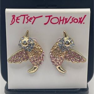 Betsey Johnson Bird Earrings